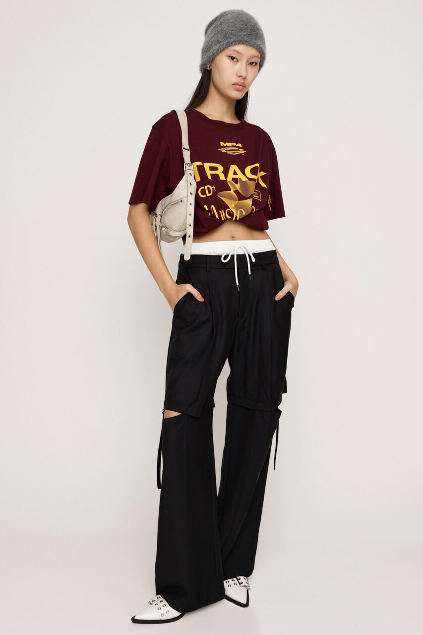 SLY「UNDERWEAR MANNISH CUTOUT パンツ」|その他|