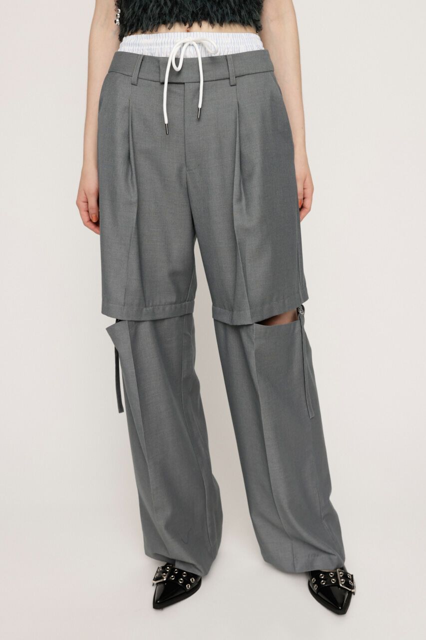 SLY「UNDERWEAR MANNISH CUTOUT パンツ」|その他|T.GRY