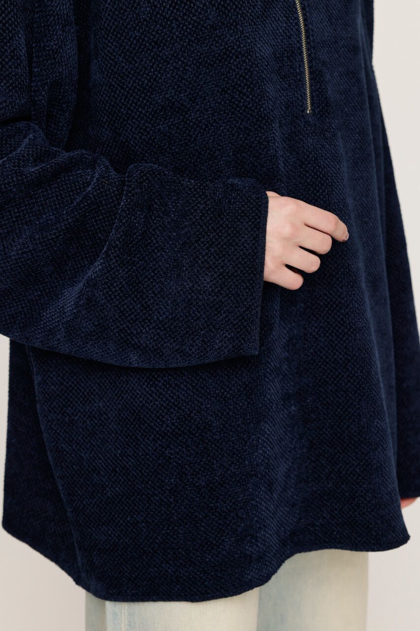 SLY「MOLE HALF ZIP STAND チュニック」|Tシャツ・カットソー|