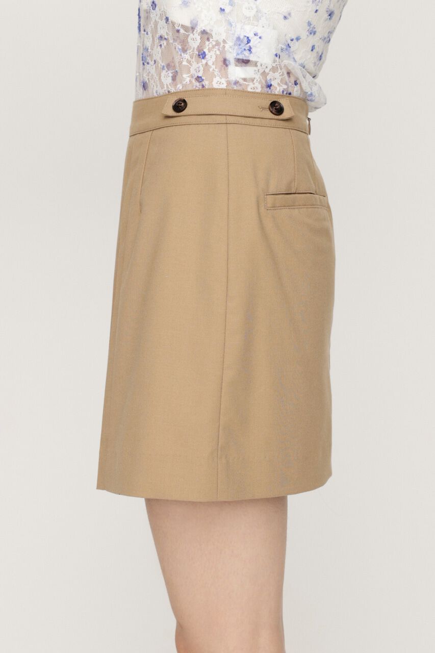 SLY「FRONT PLEATS ショートスカート」|スカート|