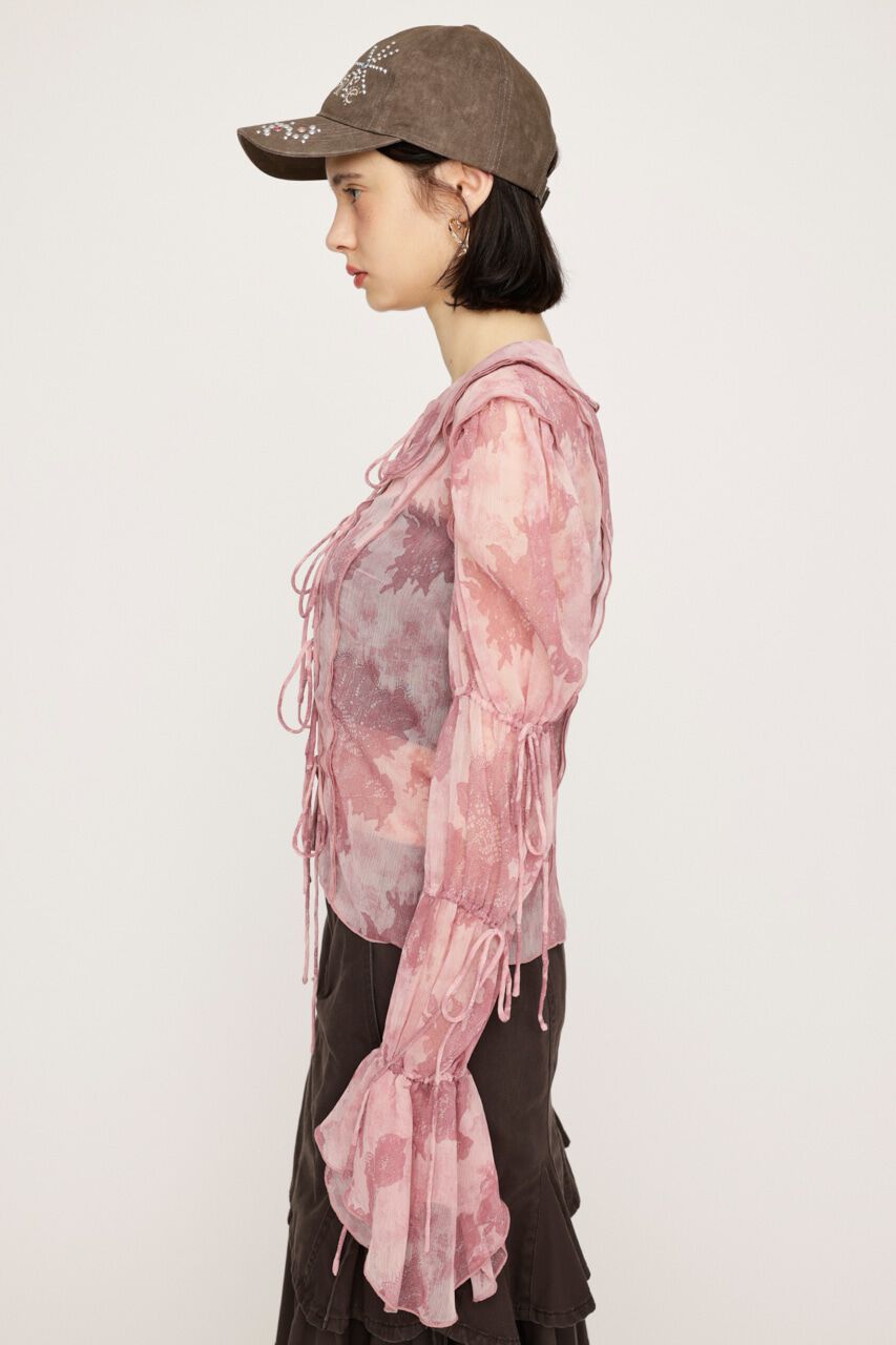 SLY「BLEEDING SHEER DUMPLING ブラウス」|シャツ・ブラウス|