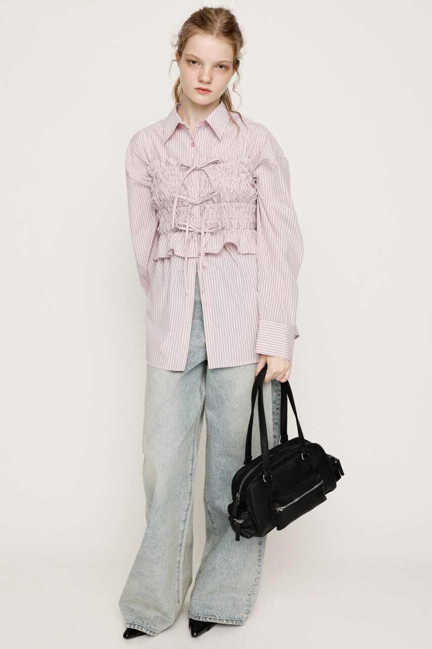 SLY「BUSTIER LAYRED シャツ」|シャツ・ブラウス|