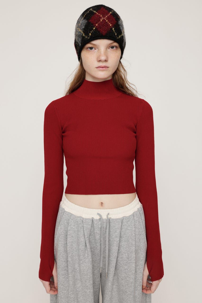 SLY「BASIC HG RIB H／N トップス」|ニット・セーター|