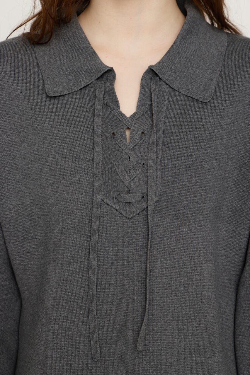 SLY「SKIPPER LACE UP ショートワンピース」|ワンピース|