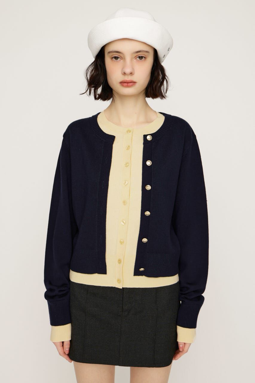 SLY「LAYERED LIKE KNIT トップス」|ニット・セーター|