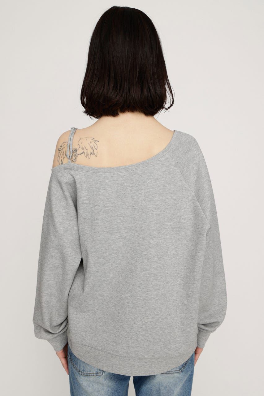 SLY「OFF SHOULDER LOGO トップス」|Tシャツ・カットソー|