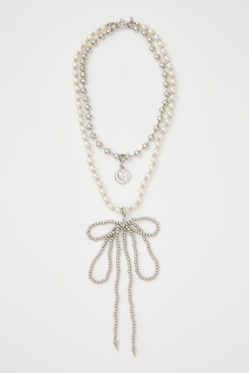 SLY「MANY WAY F／PEARL BALL ネックレス」|ネックレス|SLV