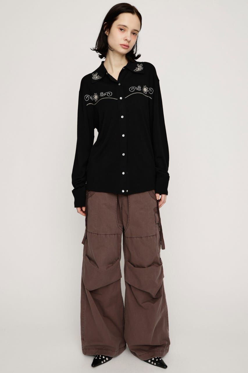 SLY「TUCK WIDE WOVEN パンツ」|その他|