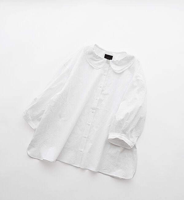 オオカミとフクロウ「オオカミと月星の遊園地&ldquo;ブラウス&rdquo;」|シャツ・ブラウス|オフホワイト