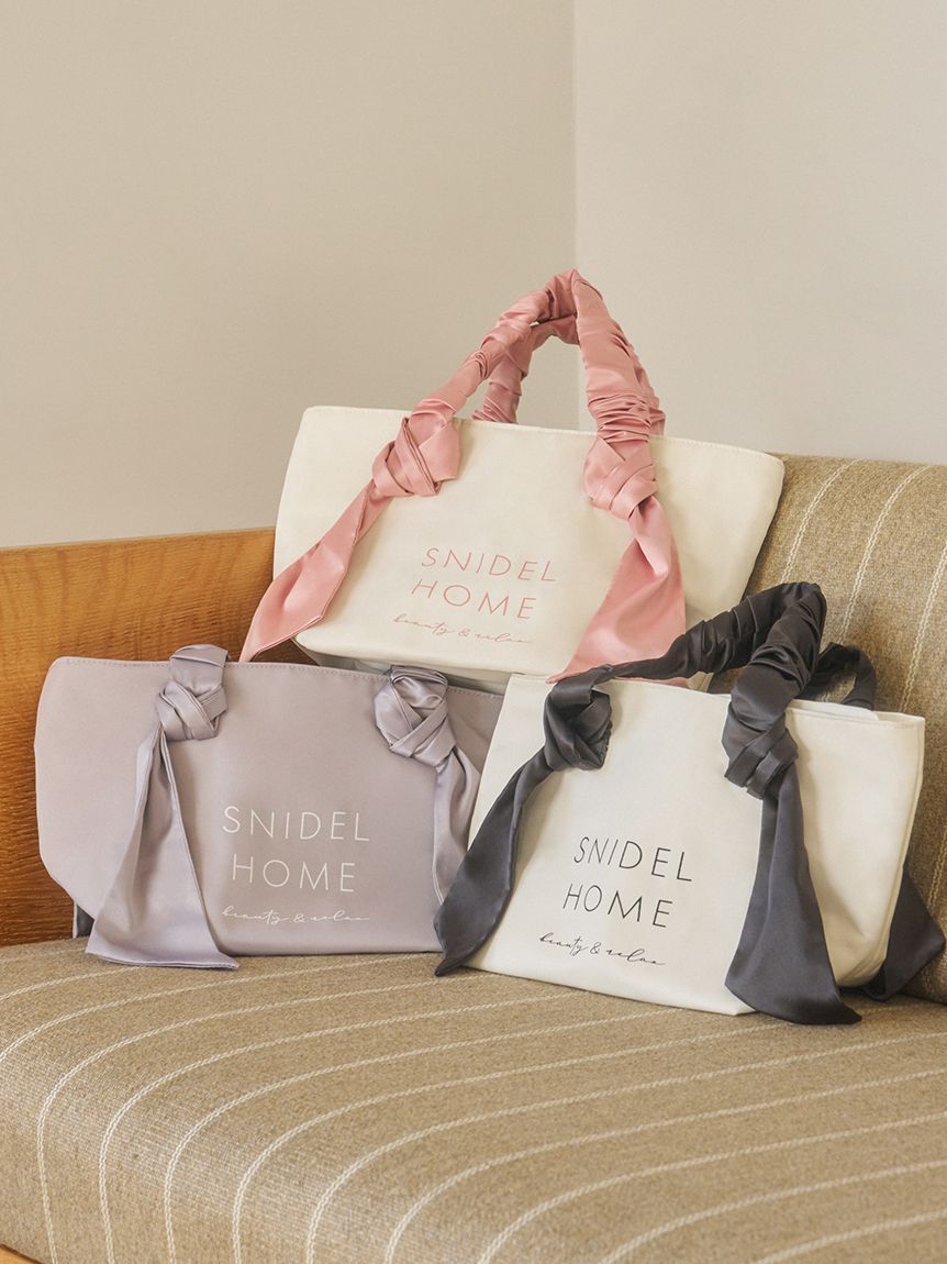 SNIDEL HOME「【保冷機能付き】リボントートバック」|トートバッグ|