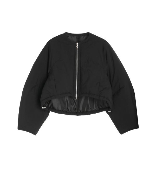 ELENDEEK「SHORT PADDING JK」|ノーカラージャケット|