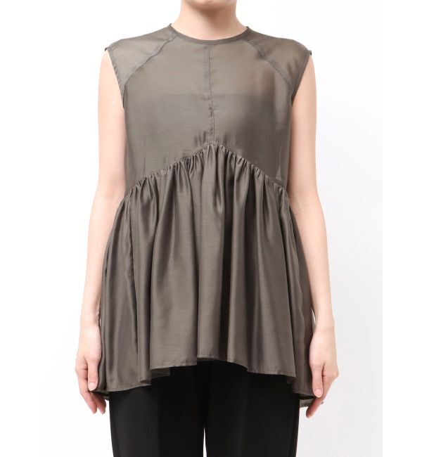 ELENDEEK「SHEER PEPLUM BL」|シャツ・ブラウス|