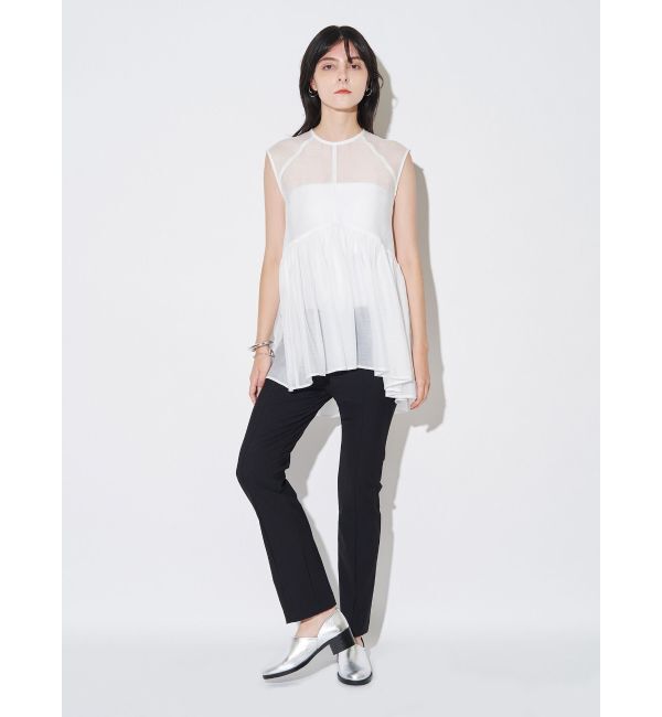 ELENDEEK「SHEER PEPLUM BL」|シャツ・ブラウス|