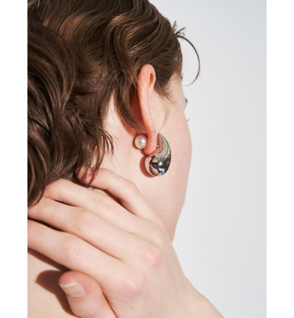 ELENDEEK「DROP PEARL LARGE PIERCE」|ピアス|