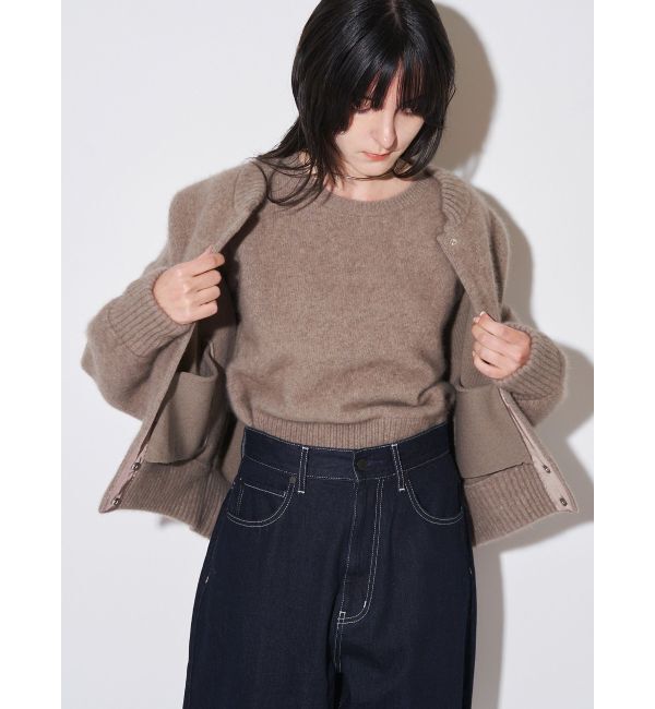 ELENDEEK「CN RACCOON MIX BZ」|カーディガン|