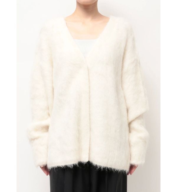 ELENDEEK「ALPACA SHAGGY KTCD」|カーディガン|