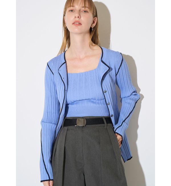 ELENDEEK「BI COLOR ENSEMBLE KT」|カーディガン|