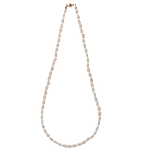ELENDEEK「PEARL&CHAIN DOUBLE NECKLACE」|ネックレス|