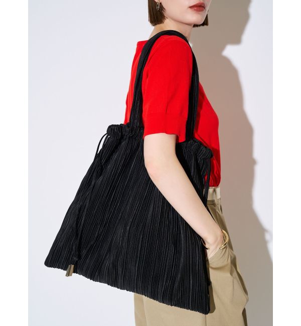 ELENDEEK「PLEATS TOTEBAG」|トートバッグ|ブラック