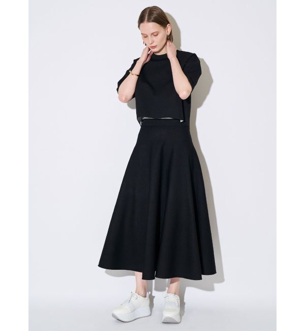 ELENDEEK「KNIT FLARED SK」|スカート|