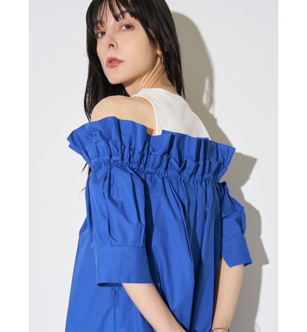 ELENDEEK「COCOON OFF-SHOULDER OP」|ワンピース|