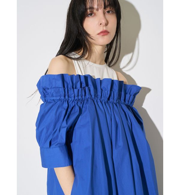 ELENDEEK「COCOON OFF-SHOULDER OP」|ワンピース|