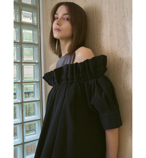 ELENDEEK「COCOON OFF-SHOULDER OP」|ワンピース|
