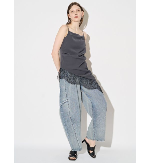 ELENDEEK「ASYMMETRY DRAPE CAMI」|キャミソール|