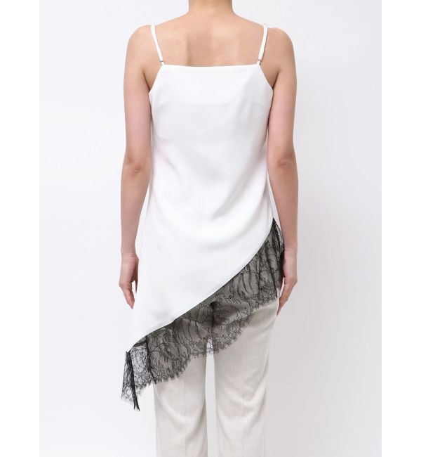 ELENDEEK「ASYMMETRY DRAPE CAMI」|キャミソール|