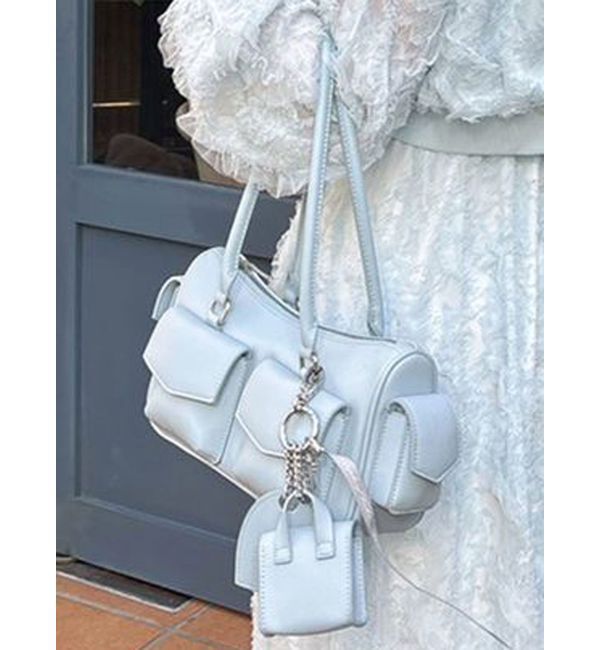 dazzlin「ツインポケットボストンバッグ」|ボストンバッグ|ブルー