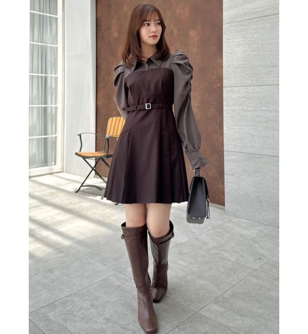 dazzlin「ロングフィットブーツ」|ロングブーツ|