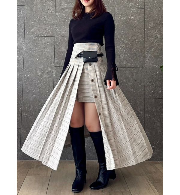 dazzlin「ロングフィットブーツ」|ロングブーツ|