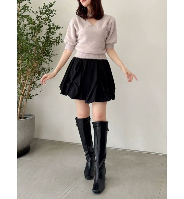 dazzlin「ロングフィットブーツ」|ロングブーツ|