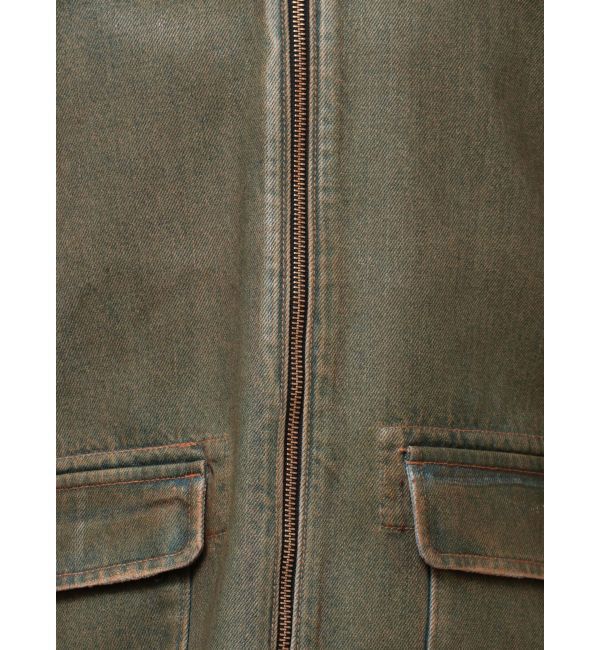 EMODA「ヴィンテージライクオーバーデニムブルゾン」|ブルゾン・スタジャン|