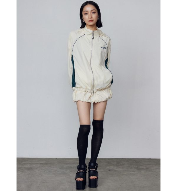 EMODA「ナイロンジップアップブルゾン」|ブルゾン・スタジャン|