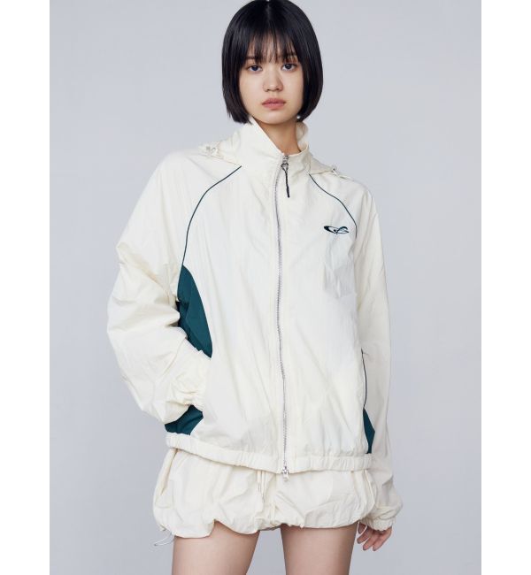 EMODA「ナイロンジップアップブルゾン」|ブルゾン・スタジャン|