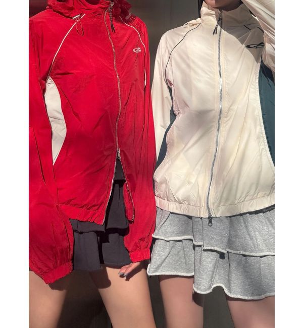 EMODA「ナイロンジップアップブルゾン」|ブルゾン・スタジャン|