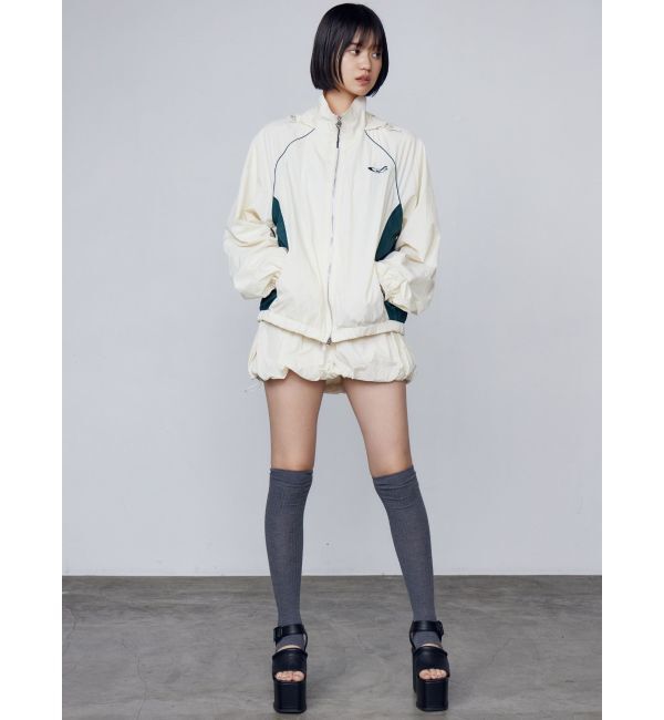 EMODA「ナイロンジップアップブルゾン」|ブルゾン・スタジャン|