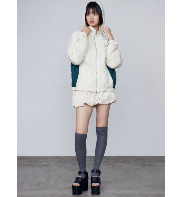 EMODA「ナイロンジップアップブルゾン」|ブルゾン・スタジャン|