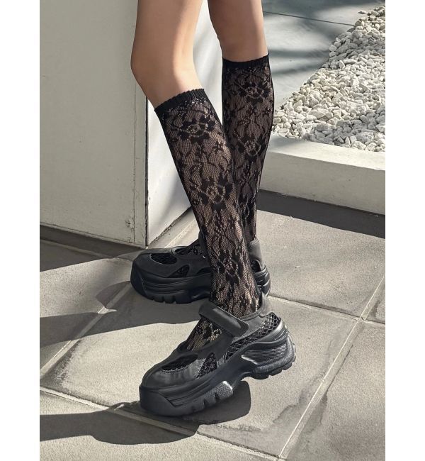 EMODA「メッシュコンビバルキーシューズ」|その他|グレー