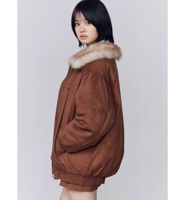 EMODA「フェイクレザーブルゾン」|ブルゾン・スタジャン|