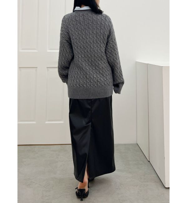 MERCURYDUO「オーバーコクーンシャツ」|シャツ・ブラウス|