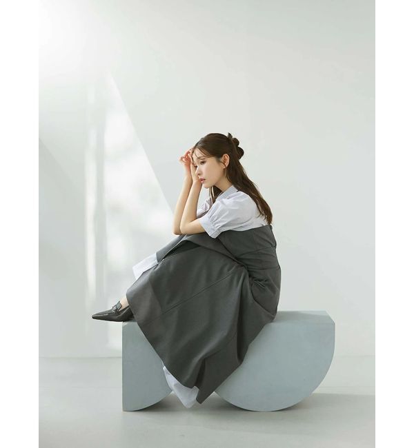 MERCURYDUO「シャツドッキングベアワンピース」|ワンピース|