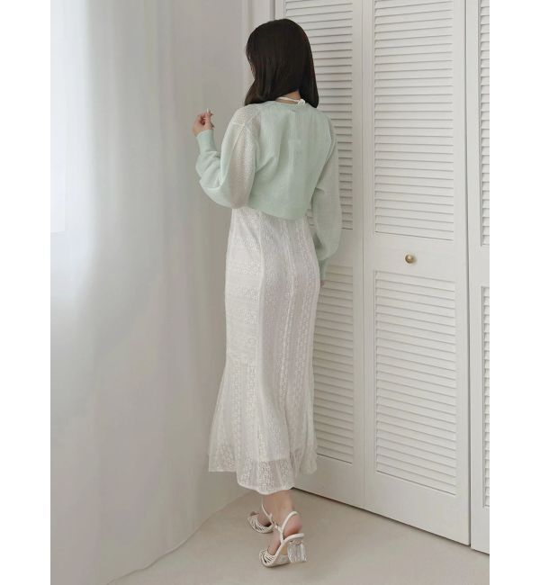 MERCURYDUO「シアーボレロカーディガン」|カーディガン|