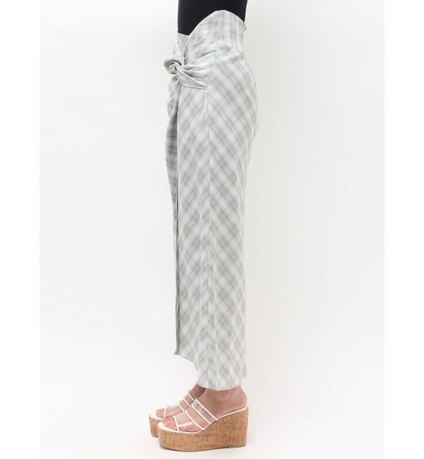 MERCURYDUO「ツイストアシメナロースカート」|スカート|