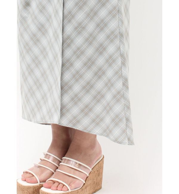 MERCURYDUO「ツイストアシメナロースカート」|スカート|