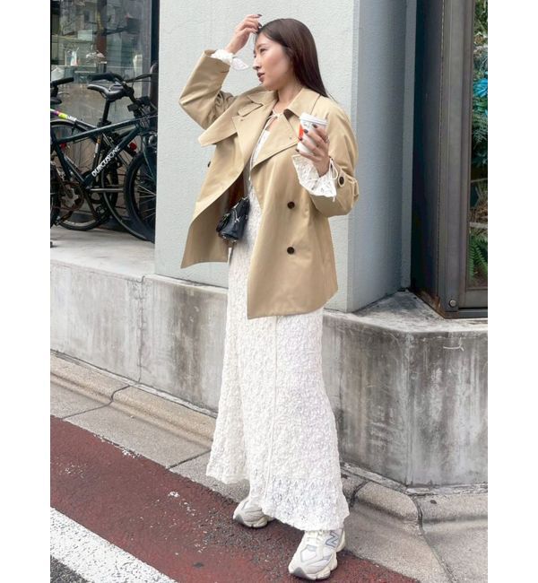 LAGUNAMOON「ミディアムトレンチコート」|トレンチコート|