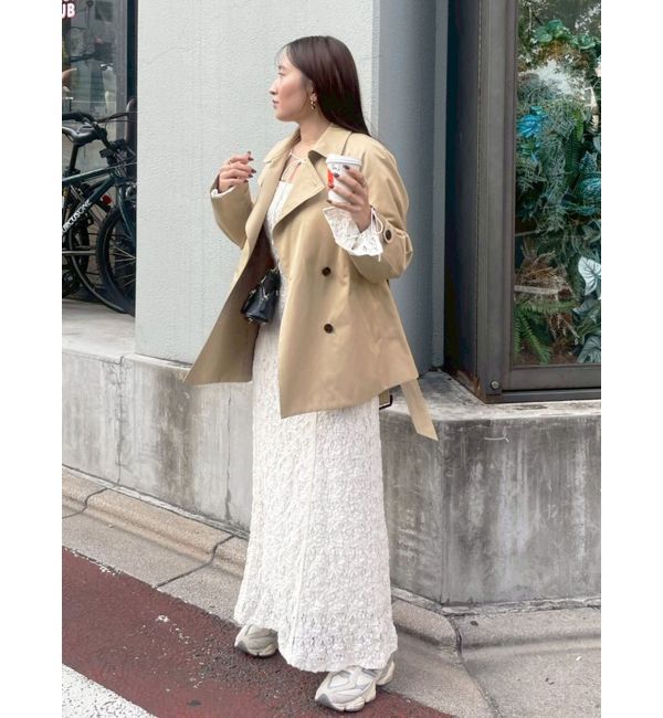 LAGUNAMOON「ミディアムトレンチコート」|トレンチコート|