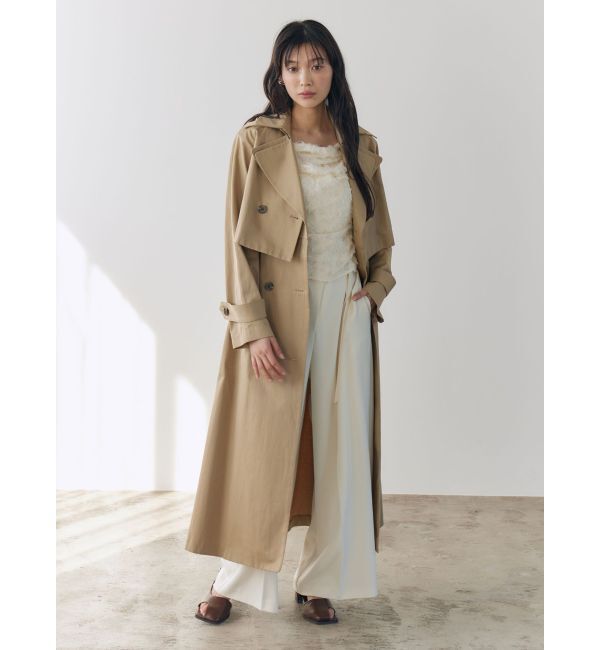 LAGUNAMOON「カットジャガードドレープブラウス」|シャツ・ブラウス|