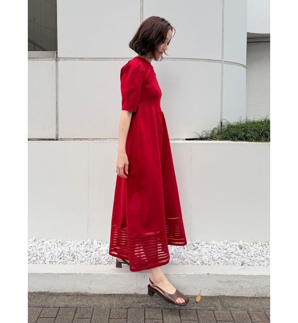 LAGUNAMOON「バックオープンフォルムニットワンピース」|ワンピース|